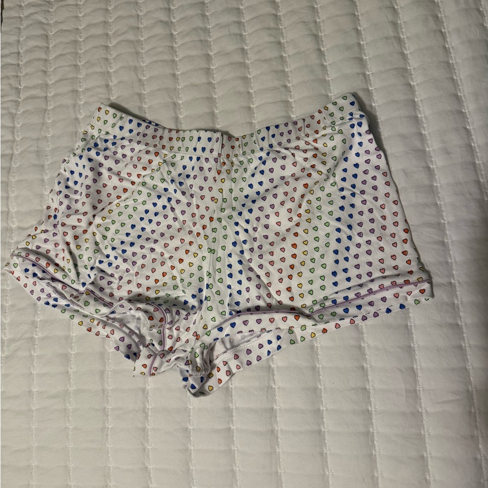 Roller Rabbit Rainbow Hearts Polo Pajamas Set - Size Small - Picture 2 of 3